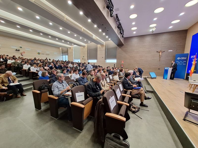 El Aula Magna de la Universidad CEU San Pablo durante las jornadas
